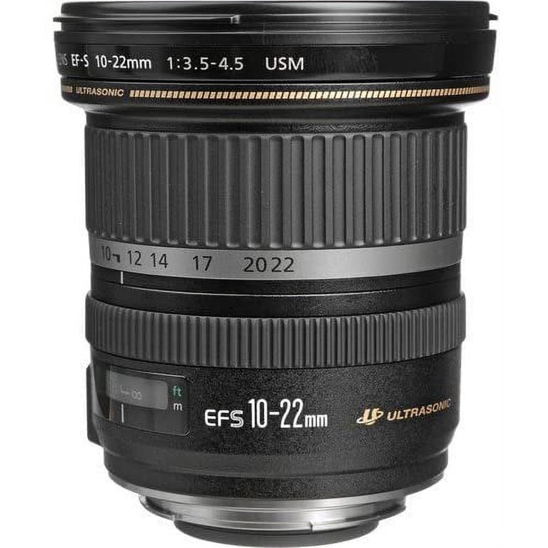 Canon EF-S 10-22mm f/3.5-4.5 USM Lens Bundle with Manufacturer