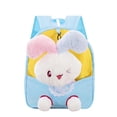 thumbnail image 4 of CUZIBR Cute 3D Plush Rabbit Toddler Backpack Lightweight Kids Backpack Adjustable Breathable Shoulder Straps Small Storage Daypack For Toddler Travel Daily School Bag, 4 of 4