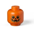 thumbnail image 4 of LEGO Small Stackable Storage Head, Pumpkin, 4 of 4