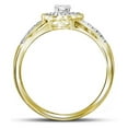 thumbnail image 2 of 10K Yellow Gold Round Diamond Bridal Wedding Ring Set 0.3cttw, 2 of 2