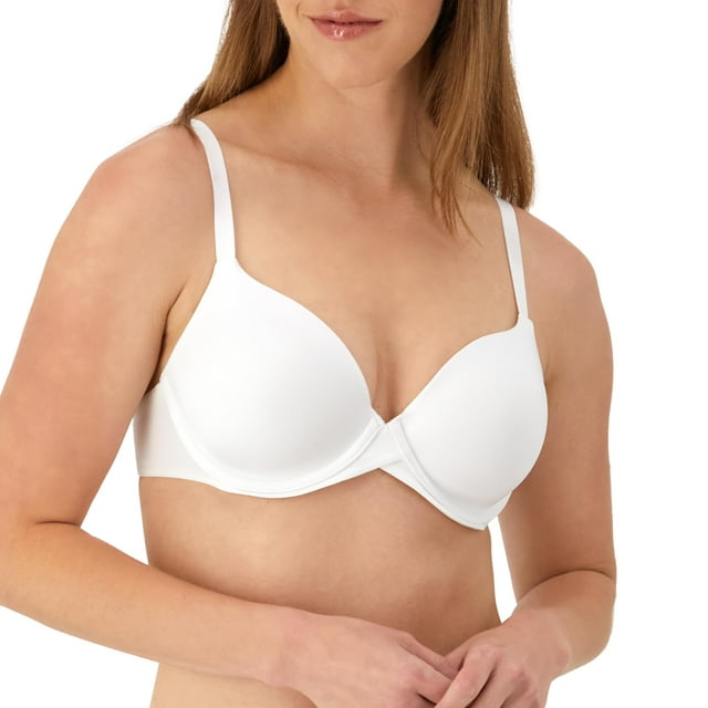 Camiseta Bra Maidenform One Fab Fit Demi 36B blanca para mujer