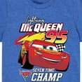 thumbnail image 3 of Disney's Cars - Lightning McQueen Seven Time Champ - Boy's Toddler And Youth Short Sleeve Graphic T-Shirt, 3 of 5