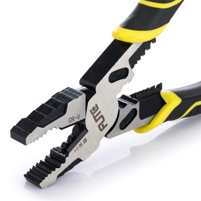 Alicates Lineman 4 en 1, Pro Lineman Tools - Alicates de combinación de 22.7 cm con pelacables + cri