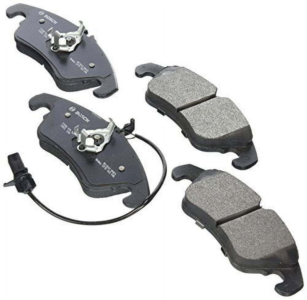 Bosch BC1322 QuietCast Premium Ceramic Disc Brake Pad Set For Select Audi A4, A4 Quattro, A5, A5 Quattro, A6, A6 Quattro, A7 Quattro, Allroad, Q5, S4, S5; Mercedes-Benz E300; Front
