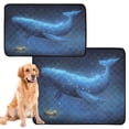 thumbnail image 2 of RMDQTR 3Pack Set of Small Pet Potty Pads Reusable Ultra-Absorbent Pet Training Pads Leak-Proof Pet Pads Flying Blue Whale, 2 of 7