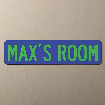 - Personalized You Name It Street Sign, Blue and Green