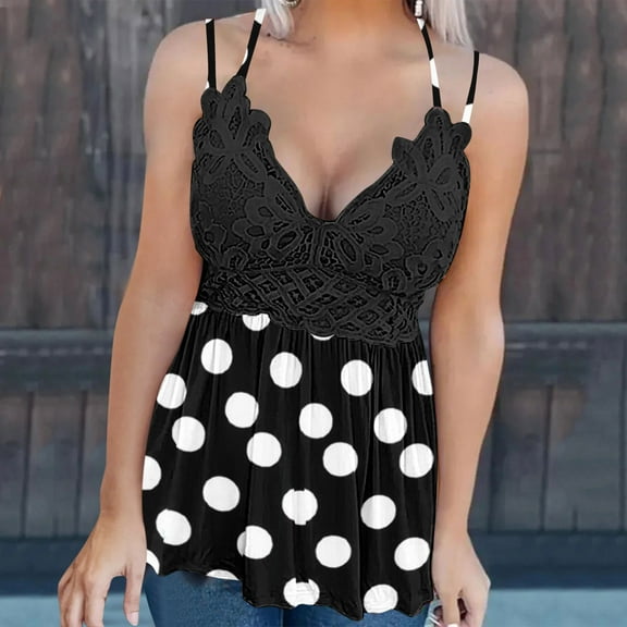 Aayomet Summer Tops For Women Tank Tops for Women V Neck Silk Summer Satin Sleeveless Blouse Basic Camisole Shirts,Black L