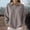 *Gray, variant on Women’s Long Sleeve Lapel Collar Half Button Sweatshirt ,Fall Casual Fashion Loose Pullover Orange,Womens Plus M