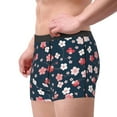 thumbnail image 4 of Bingfone Cherry Blossoms Men's Underwear - Casual Stretch Boxer Briefs-X-Large, 4 of 9