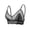 Black, variant on Women's Lace Bralette Sheer V-Neck Wirefree Bra Unlined & Unpadded for Ultimate Comfortable Everyday Wear Essential with Adjustable Fit
