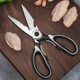 thumbnail image 4 of and Craft Stainless Steel Scissors for Versatile Cutting Tasks Durable Kitchen Utility Tool for Opening and General Use 3PCS, 4 of 4