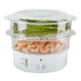thumbnail image 4 of Classic Cuisine Vegetable Steamer Rice Cooker- 6.3 Quart Electric Steam Appliance with Timer by, 4 of 5