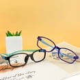 thumbnail image 5 of LAMBBAA Kids Blue Light Blocking Glasses 2 Pack Square Flexible Frame UV400 Protection Anti Blue Ray Computer Glasses Anti Glare Eyewear for Boys Girls Age 3-12 (Blue Black+Dark Blue), 5 of 5