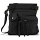 thumbnail image 1 of Genuine Leather Cross Body Bag - Super Soft Durable Crossbody Bags For Women Men - Bronze Hardware With Adjustable Strap, 1 of 4