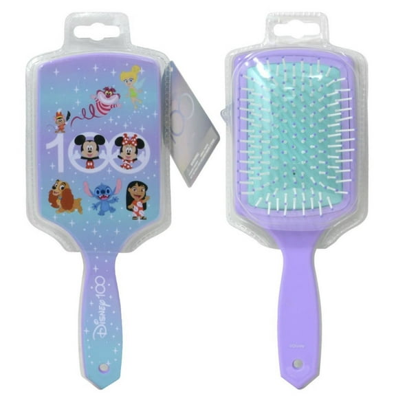 Disney 100th Anniversary Girls Paddle Hairbrush, Multi-Color