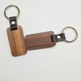 thumbnail image 3 of 10pcs Wooden Keychain Rectangular Collectible Key Ring Car Bag Hanging Pendant Painting Crafts Cute, 3 of 5