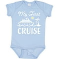 thumbnail image 3 of Inktastic My First Cruise with Cruise Ship and Palm Trees Boys or Girls Baby Bodysuit, 3 of 5