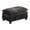 Black, variant on Cloud Sofa Ottoman Only, Modern Modular Sectional Ottoman, Green Breathable Chenille Fabric Footrest with Double Layer Upholstered Cushion, Accent Bench for Living Room Bedroom Apartment