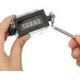 thumbnail image 2 of D67F 5 Digit Mechanical Counter Clicker Resettable Manual Hand Pull Stroke Tally Clicker Counter, 2 of 6