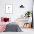 thumbnail image 3 of Stupell Girl in Pink & Red Beauty & Fashion Painting White Framed Art Print Wall Art, 24 x 30, 3 of 9