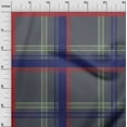 thumbnail image 2 of oneOone Cotton Silk Gray Fabric Madras Check Sewing Craft Projects Fabric Prints By Yard 42 Inch Wide, 2 of 4
