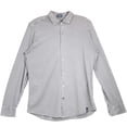 thumbnail image 1 of Drumohr Men's Grey Button Down Shirt Dress - M, 1 of 2