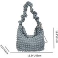 thumbnail image 6 of Kukuzhu Puffer Tote Bag for Women Cloud Bag Large Crossbody Bag Bubble Hobo Bag Cute Quilted Shoulder Bag, 6 of 6