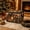 Khaki, variant on Trovenix Christmas Storage Box Bag Clothing Home Organizer Xmas Holiday Decorative Bin For Clothes Blankets Pillows Sweaters Quilts