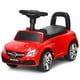 Costway AMG Mercedes Benz Enfants Monter sur Voiture Push avec Corne de Musique et de Stockage Rouge – image 1 sur 9
