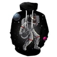 thumbnail image 3 of Sudadera con capucha y cremallera de astronauta espacial para hombres y mujeres, sudaderas casuales con estampado 3D, sudaderas de manga larga para niños, sudaderas de gran tamaño, ropa de calle, 3 of 5