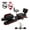 Red, variant on Split Machine Training Equipment with 38.5x16.5x15 Inch Size, 400 LBS Leg Stretcher Machine Black Metal Heavy Duty, Silent Wheels Split Adjustable for Fitness