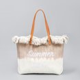thumbnail image 6 of Yoyauz Ladies' Tote Bag Canvas Beach Tote Bag With Zipper Large Shoulder Backpack Handbag, Suitable For Travel, Work, Gym, 6 of 7