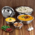 thumbnail image 4 of YBM Home Stainless Steel Mixing Bowl 11.87 inches Diameter - Silver, 5 Quart, 4 of 6