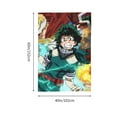 thumbnail image 3 of My Hero Academia Tapestry, Anime Wall Poster Art, Wall Tapestry For Bedroom Living Room Dorm Room, Wall Hanging For Festival Party Events Background Photography Backdrop, 60x40 Inch, 3 of 9