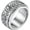 01-Stainless Steel, variant on Stainless Steel Spinner Ring Cool Car Motorcycle Tire Tread Biker Rings Fidget Band Rings for Men Women, Size 7-12 (with Gift Box)