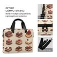 thumbnail image 4 of FORMRS 16" Laptop Bag Carrying Sleeve Case with Handle Travel Shoulder Briefcase, Pink Cakes, 4 of 8