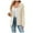 Beige, variant on Plain Zip Up Hoodies for Women Fall Winter Long Sleeve Hooded Sweatshirt with Pockets Cardigan Jacket Coat