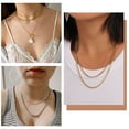 thumbnail image 3 of TINGN Gold Chain for Men, 7mm 28 Inch Stainless Steel Gold Plated Figaro Chain Necklace for Men, 3 of 4