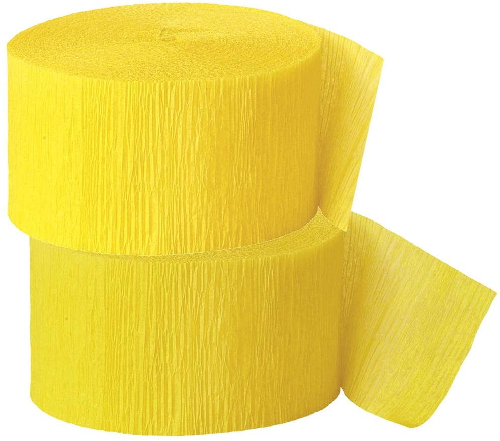 OCD Bargain Crepe Paper Streamer, 81 Feet (2 Piece) Party Supplies