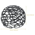 thumbnail image 4 of OULII 1Set Black Iron Wire Light Shade Classic Decorative Lighting for Living Room, 4 of 8