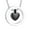 Black, variant on Circle of Life urn necklace for ashes for women Men memorial necklaces for ashes