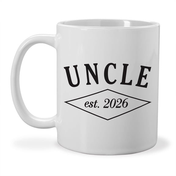 GiftsForYouNow Uncle Est. 2026 Mug – New Uncle Coffee Cup