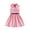 Pink-22, variant on Summer Cute Outfit for Girls Short Sleeve Shirt A-Line Pleated Skirt Set Casual Workout Sets