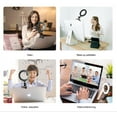thumbnail image 4 of 6" LED Ring Light, Adjustable 3200K-5600K Color Temperature, for Photography, Light for Video Conferencing, 4 of 8