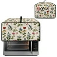 thumbnail image 2 of Renewold Toaster Oven Protector Stain-Resistant Polyester Smart Oven Air Fryer Protective Case with Accessory Pockets Home Kitchen Decoration, 18.5 x 14.5 x 9 Inches, Floral Beige Retro, 2 of 7