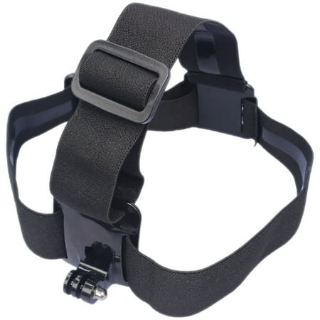 Adjustable Head Strap - Elastic Adjustable Head Strap Mount Belt for GoPro Hero 6, 5, 4, 3+, 3, 2, 1