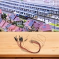 thumbnail image 2 of Mosiee 20Pcs/Lot 0402 0603 Smd Lamp Wired Micro Led Pre-Soldered Micro Litz Wired Chip 30Cm 12V Diy Railway Building Model Scenes Light, 2 of 9