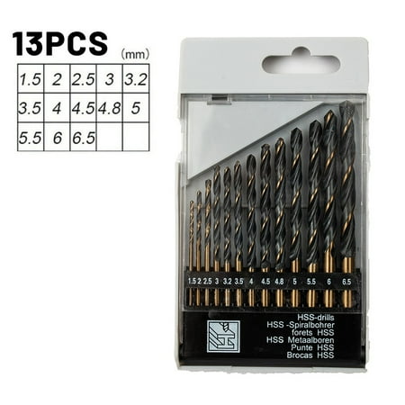 

M2 HSS Drill Bit Set For Stainless Metal Copper Iron Bits