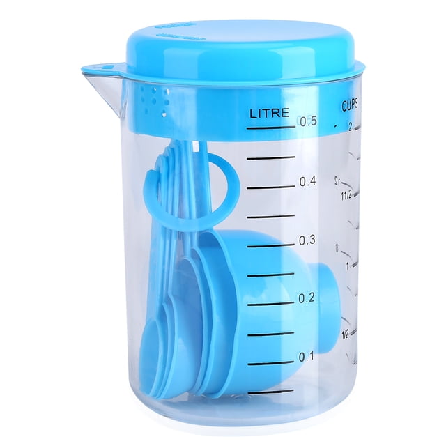 Coffee Measuring Tool,7Pcs Set Plastic Measuring Measuring Cup Kitchen Measuring Cup Enhanced Features