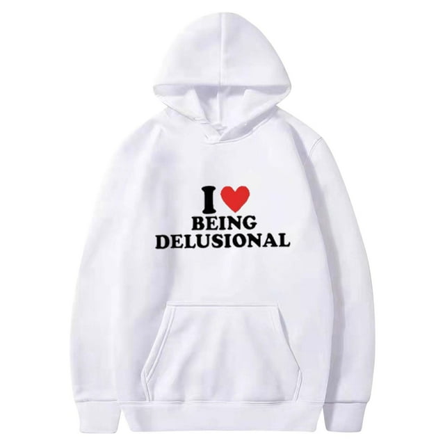 DPTALR Valentine's Day Couple Print Hooded Fleece Pocket Sweater Coat
